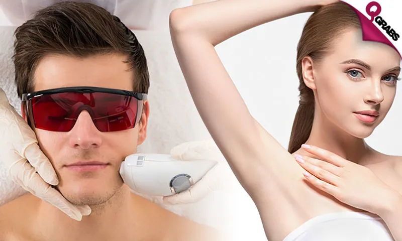 Laser Hair Removal Sessions for Ladies & Men!